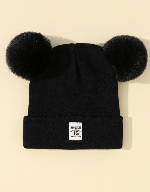 Load image into Gallery viewer, Solid Color Wool Knitted Bonnet Bebe Newborn Baby Hat Pompom Cute Winter Hat for Kids Boys Girls Children Warm Beanie Cap 0-3Y