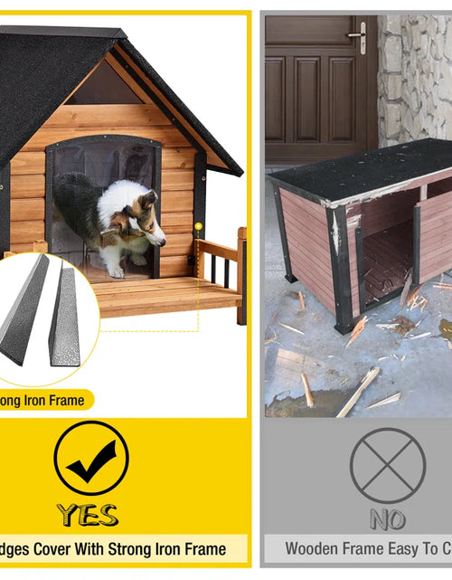 Load image into Gallery viewer, Wood Dog House