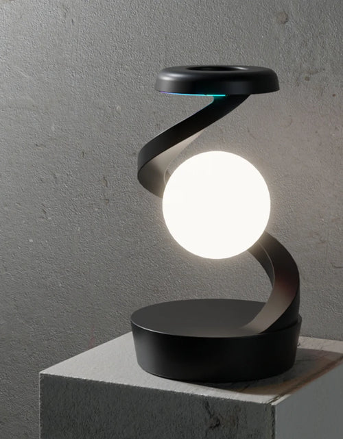 Load image into Gallery viewer, Creative Table Lamp, Rotating Floating Lamp, 15W Wireless Charger, Mobile Phone Wireless Charger, RGB Atmosphere Night Light