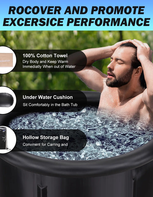 Load image into Gallery viewer, Ice Bath,Cold Tub Ice Bath,88 Gal Inflatable and Portable Cold Plunge for Athletes Adults at Home Indoor and Outdoor.