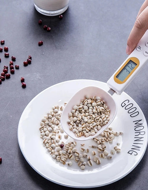 Load image into Gallery viewer, Portable Digital LCD Measuring Spoons Coffee Sugar Gram Scale Spoon Measuring Cup Electronic Kitchen Scales Baking Accessories