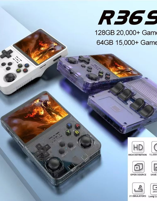 Load image into Gallery viewer, Open Source  Retro Handheld Video Game Console Linux System 3.5 Inch IPS Screen Portable Pocket Video Player 64GB 128G Games
