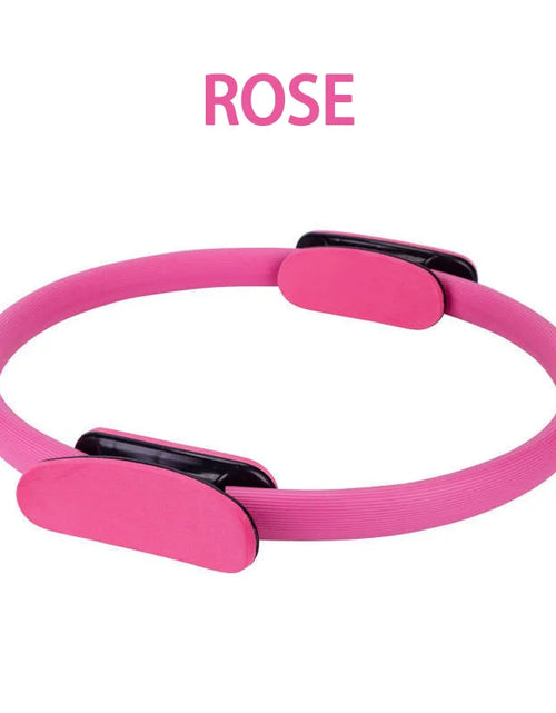 Load image into Gallery viewer, Yoga Fitness Pilates Ring Yoga Ring Open Back Ring Magic Ring Pelvic Floor Muscle Training Yoga Supplies Pilates Ring
