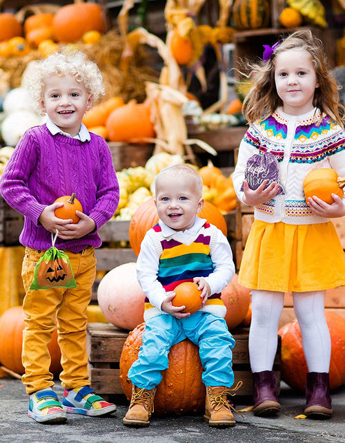 Load image into Gallery viewer, 72 Pack Halloween Bags Bulk for Halloween Goodie Bags, Halloween Candy Bags, Halloween Treat Bags, Halloween Trick or Treat Bags, Halloween Party Favors Bags, Halloween Goody Bags