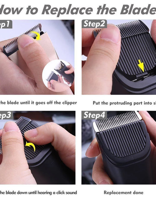 Load image into Gallery viewer, Electric Pet Hair Cutting Professional Mute Cordless Pet Grooming Kit Electric Pet Cat Dog Hair Cutting Clipper Trimmer Shaver Grooming Kit Set
