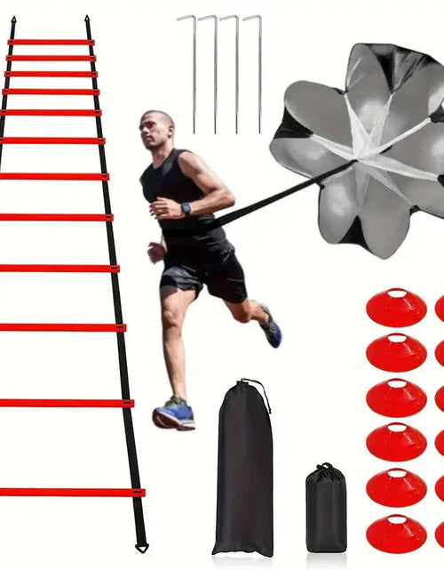 Load image into Gallery viewer, 1Set Football Soccer Training Equipment Fitness Speed Training Resistant Parachute Chute Running Umbrella