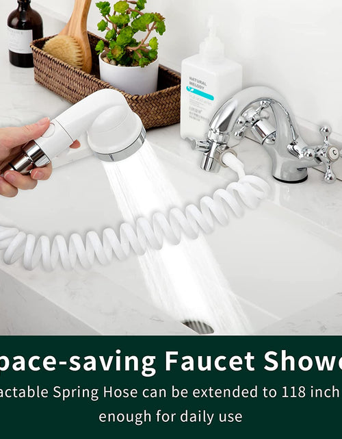 Load image into Gallery viewer, Sink Faucet Sprayer Attachment, Shower Head Attaches to Tub Faucet, Dog Bathing Hose Shower Set for Laundry Bathroom Kitchen