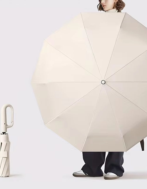 Load image into Gallery viewer, 30 Bones Windproof Strong 105CM Reinforced Automatic Folding Umbrella for Men, Large Buckle Handle Wind and Water Resistant