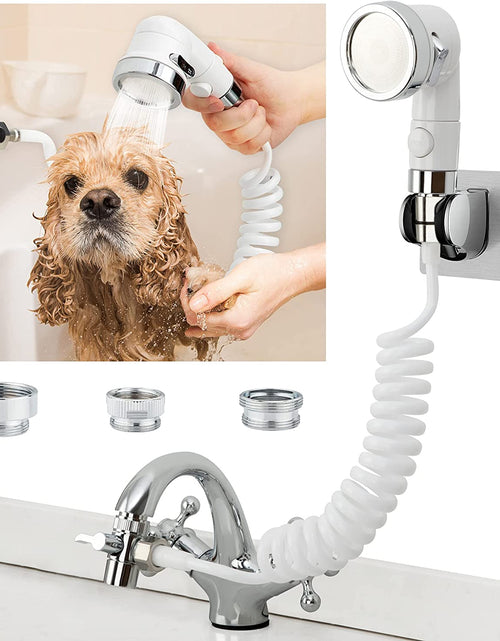 Load image into Gallery viewer, Sink Faucet Sprayer Attachment, Shower Head Attaches to Tub Faucet, Dog Bathing Hose Shower Set for Laundry Bathroom Kitchen