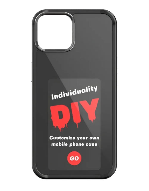 Load image into Gallery viewer, DIY Display Eink Screen Phone Case Smart NFC Refesh Phone Protective Cover for  15 14 13 Pro Max Back Case Battery Free