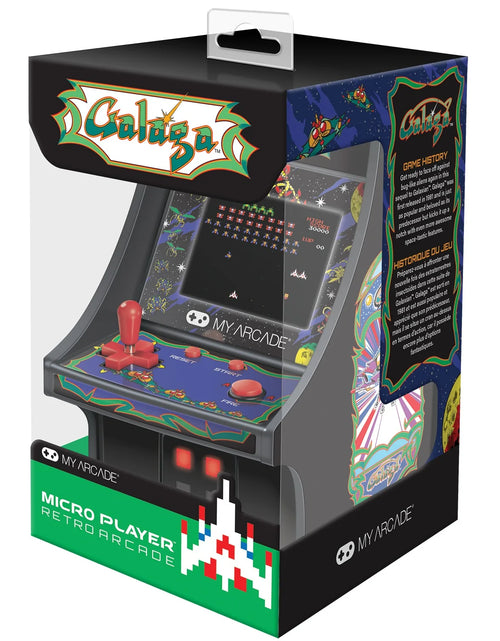 Load image into Gallery viewer, 6" Collectible Retro Galaga Micro Player