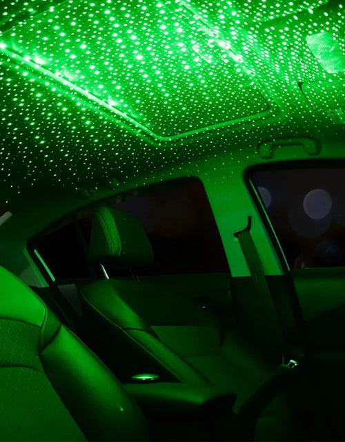 Load image into Gallery viewer, Romantic LED Car Roof Star Night Light Projector Atmosphere Galaxy Lamp USB Decorative Lamp Adjustable Car Interior Decor Light