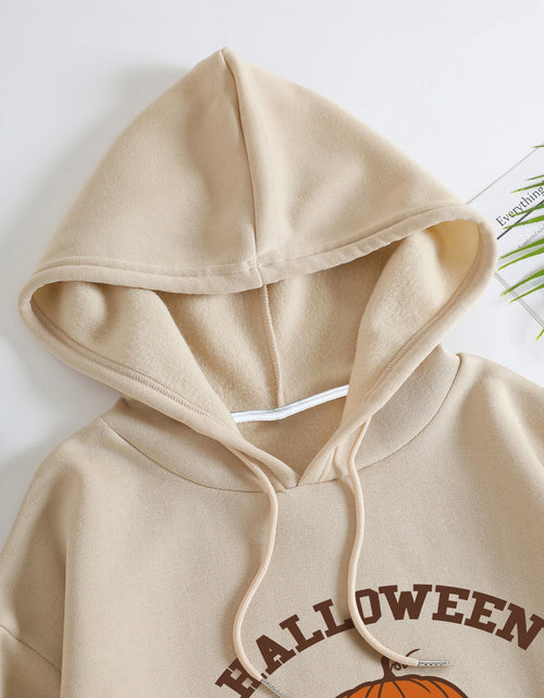 Load image into Gallery viewer, Vintage Halloween Hoodie Halloween Est 1957 Pullover Funny Halloween Town Fall Women Hoodies Pumpkin Halloween Winter Clothes