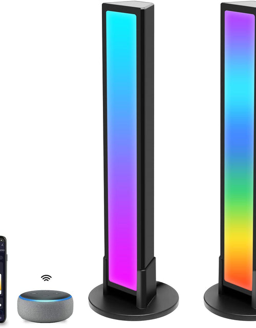 Load image into Gallery viewer, RGBIC Smart Light Bars Work with Alexa, Gaming Ambient Lights with 20 Scene Modes and Music Sync Modes,Led Light Bars for TV, Party, PC, Entertainment Decor(No Support 5G)