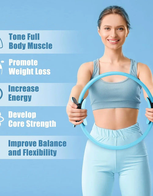Load image into Gallery viewer, Yoga Fitness Pilates Ring Yoga Ring Open Back Ring Magic Ring Pelvic Floor Muscle Training Yoga Supplies Pilates Ring