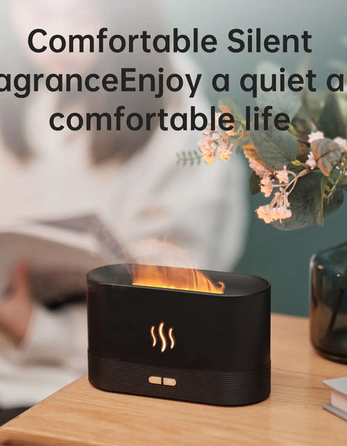 Load image into Gallery viewer, Aroma Diffuser Air Humidifier Ultrasonic Cool Mist Maker Fogger Led Essential Oil Flame Lamp Difusor