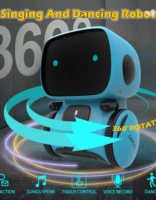 Load image into Gallery viewer, Robots for Kids, Interactive Smart Robotic with Touch Sensor, Voice Control, Speech Recognition, Singing, Dancing, Repeating and Recording, Robot Toy for 3 4 5 6 7 8 Year Old Boys Girls