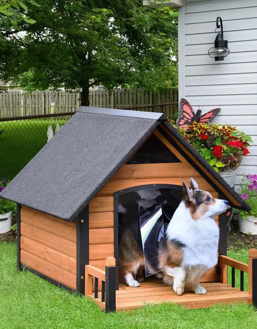 Load image into Gallery viewer, Wood Dog House