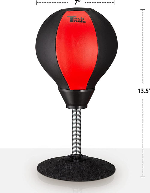 Load image into Gallery viewer, Desktop Punching Bag - Suctions to Your Desk, Heavy Duty Stress Relief Boxing Bag, Funny Office White Elephant Gifts for Boss or Coworker