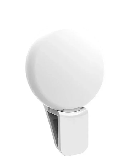 Load image into Gallery viewer, Mobile Phone LED Selfie Ring Light Portable Mini Durable Practical Three Stop Dimming Circle Photography Clip Fill Light