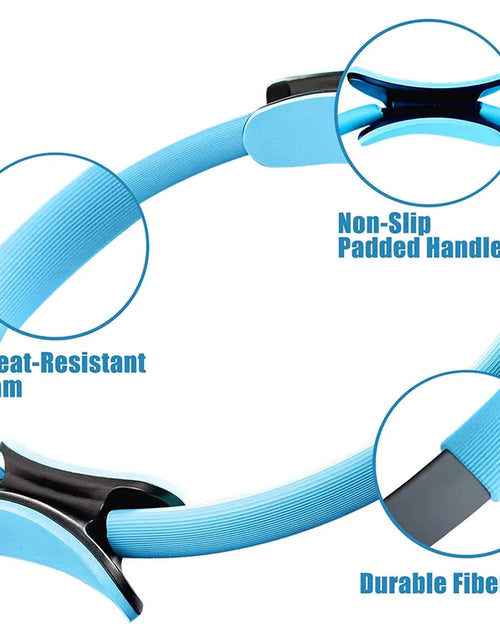Load image into Gallery viewer, Yoga Fitness Pilates Ring Yoga Ring Open Back Ring Magic Ring Pelvic Floor Muscle Training Yoga Supplies Pilates Ring