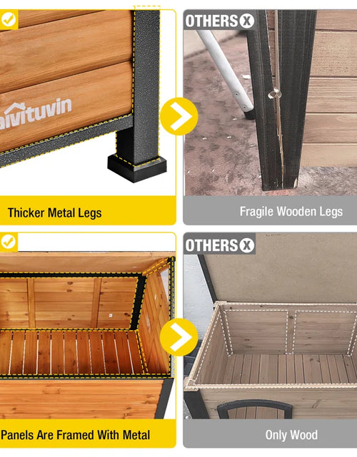 Load image into Gallery viewer, Wood Dog House