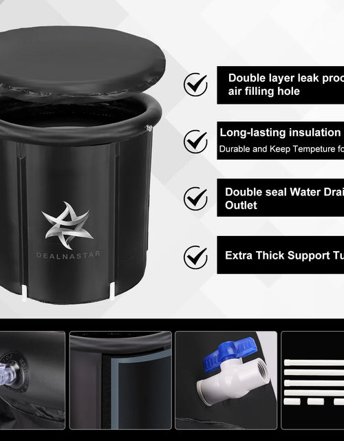 Load image into Gallery viewer, Ice Bath,Cold Tub Ice Bath,88 Gal Inflatable and Portable Cold Plunge for Athletes Adults at Home Indoor and Outdoor.