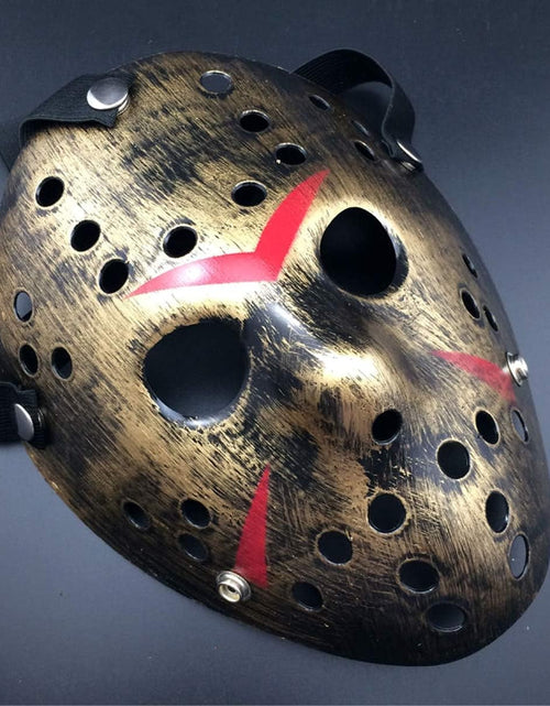 Load image into Gallery viewer, Wen Xinrong Jason Mask Halloween Costume Horror Mask Cosplay Costume Mask Party Masquerade Props Mask