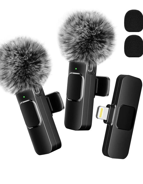 Load image into Gallery viewer, NEW Wireless Lavalier Microphone Audio Video Recording Mini Mic for Iphone Android Laptop Live Gaming Mobile Phone Microphone