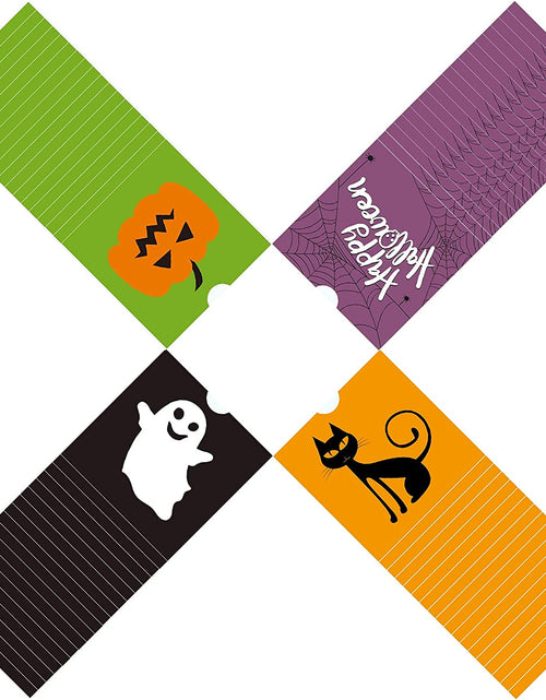Load image into Gallery viewer, 72 Pack Halloween Bags Bulk for Halloween Goodie Bags, Halloween Candy Bags, Halloween Treat Bags, Halloween Trick or Treat Bags, Halloween Party Favors Bags, Halloween Goody Bags