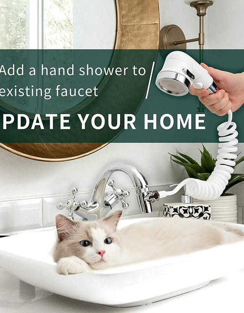 Load image into Gallery viewer, Sink Faucet Sprayer Attachment, Shower Head Attaches to Tub Faucet, Dog Bathing Hose Shower Set for Laundry Bathroom Kitchen