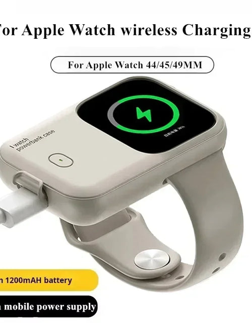 Load image into Gallery viewer, For Apple Watch Wireless Charger Apple Watch S9 44Mm 45Mm 49Mm Smart Outdoor Sports Portable Wearable Wireless Charging Bank