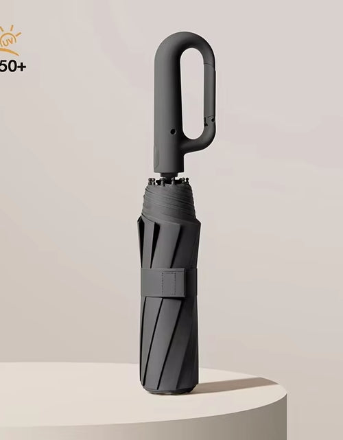Load image into Gallery viewer, 30 Bones Windproof Strong 105CM Reinforced Automatic Folding Umbrella for Men, Large Buckle Handle Wind and Water Resistant