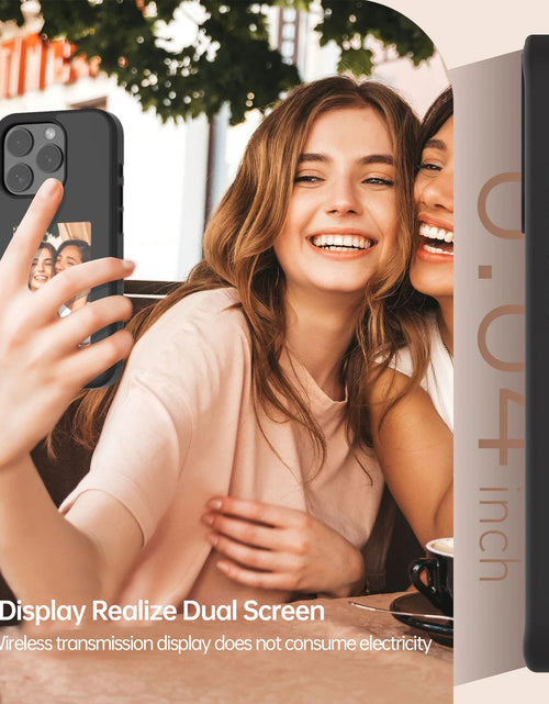 Load image into Gallery viewer, DIY Display Eink Screen Phone Case Smart NFC Refesh Phone Protective Cover for  15 14 13 Pro Max Back Case Battery Free