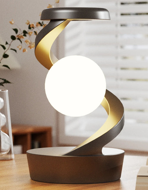 Load image into Gallery viewer, Creative Table Lamp, Rotating Floating Lamp, 15W Wireless Charger, Mobile Phone Wireless Charger, RGB Atmosphere Night Light