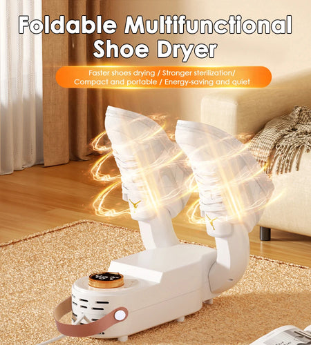 Electric Shoe Dryer Boot Warmer Shoe Foot Boot Dryer Foldable Timed Deodorizing Eliminate Odor Fast Drying Boot Deodorizer