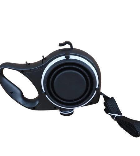Multifunction Pet Dog Leash with Builtin Water Bottle Bowl Waste Bag Dispenser for Outdoor Walking Traction Rope Pet Accessories
