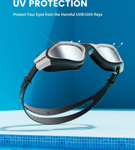 Swim Goggles,  Polarized Anti-Fog Swimming Goggles for Adult Men Women