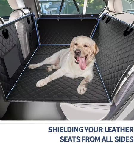 2023 New Design Large Pet Back Seat Extender Car Backseat Protector Hammock Dog Car Seat Cover Hard Bottom for Travel