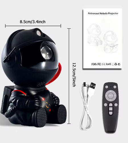 Astronaut Star Projector Galaxy Night Light Space Projector Starry Nebula Ceiling LED Lamp for Bedroom Home Decorative Kids Gift