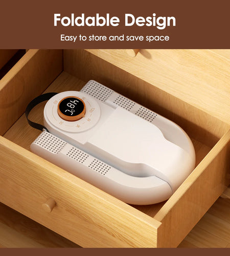 Electric Shoe Dryer Boot Warmer Shoe Foot Boot Dryer Foldable Timed Deodorizing Eliminate Odor Fast Drying Boot Deodorizer