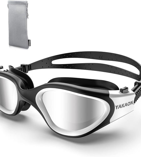 Swim Goggles,  Polarized Anti-Fog Swimming Goggles for Adult Men Women