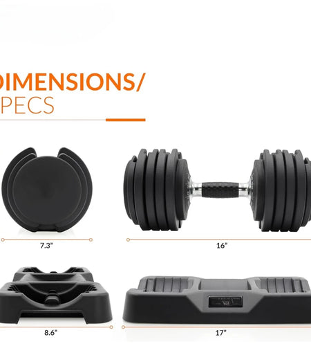 Dumbbell Adjustable Weight Lifting Fitness Equipment with Copying Full Rotating Handle Fitness Exercise Fitness Equipment