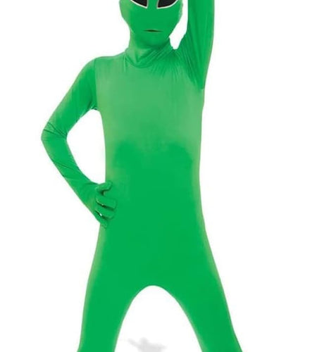 Alien Costume Kids Green Alien Costume Bodysuit Kids Halloween Costume Large