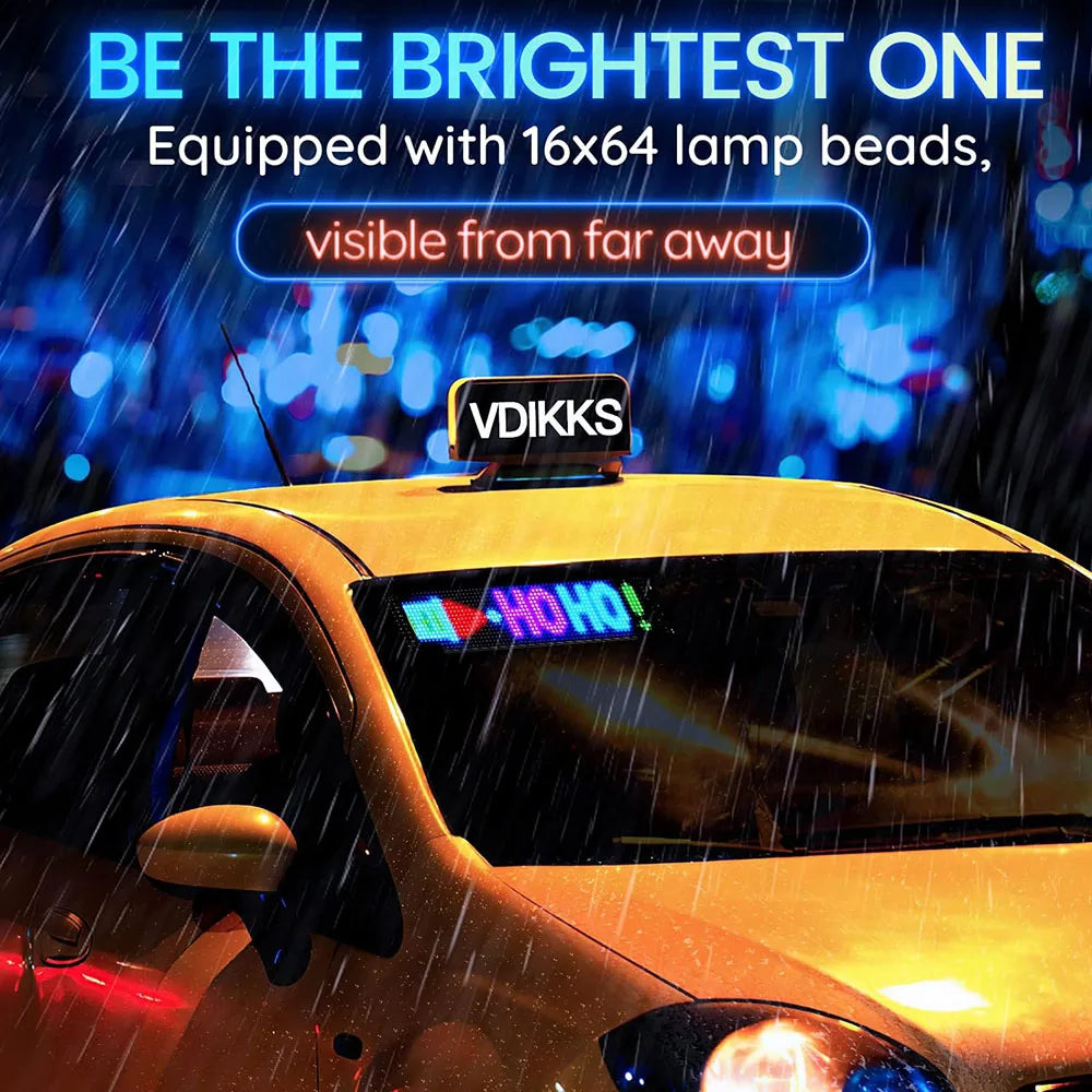 LED Matrix Pixel Panel Flexible Addressable USB 5V RGB Pattern Graffiti Scrolling Text Animation Display Car Shop Bluetooth APP