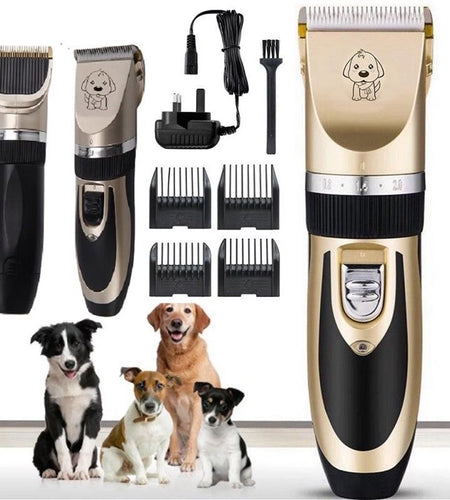 Electric Pet Hair Cutting Professional Mute Cordless Pet Grooming Kit Electric Pet Cat Dog Hair Cutting Clipper Trimmer Shaver Grooming Kit Set