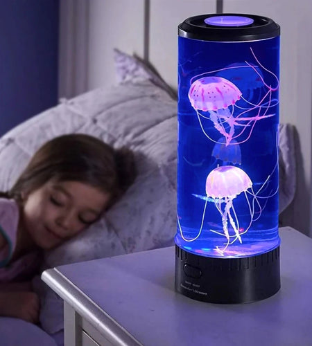 Color Changing Jellyfish Lamp Usb/Battery Powered Table Night Light Children'S Gift Home Bedroom Decor Boys Girls Birthday Gifts