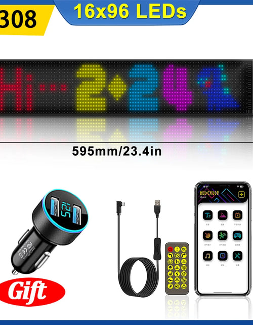 Load image into Gallery viewer, LED Matrix Pixel Panel Flexible Addressable USB 5V RGB Pattern Graffiti Scrolling Text Animation Display Car Shop Bluetooth APP
