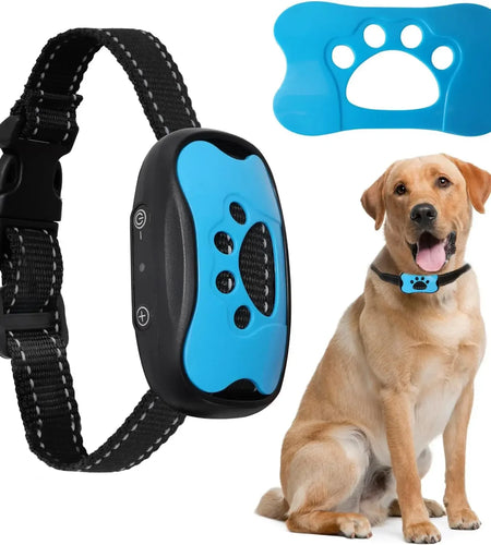 Pet Dog anti Barking Device USB Rechargeable Dogs Training Collar Ultrasonic Stop Barking Vibration anti Bark Collar